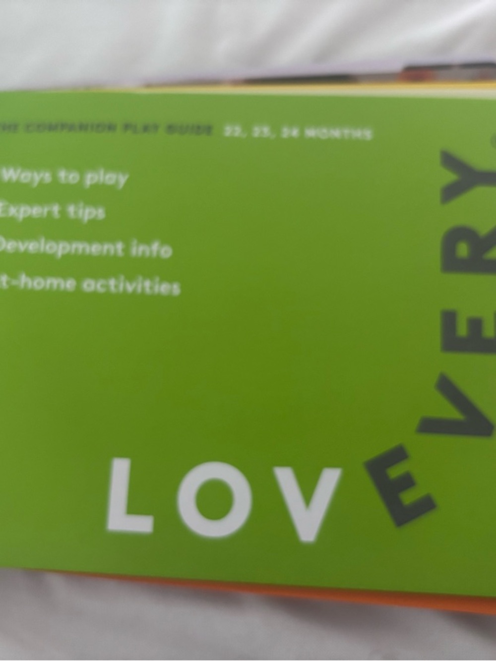 Green “LOVE” Book Cover